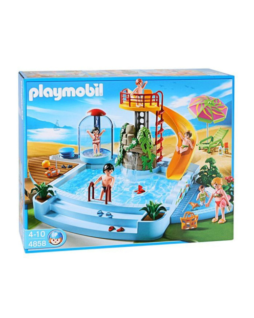 Piscine Avec Toboggan