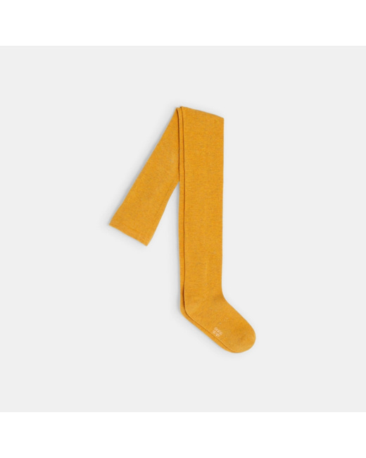 Collants chauds irisés jaunes fille