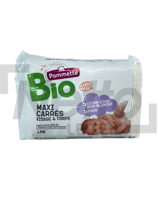 Carrés maxi de coton Bio