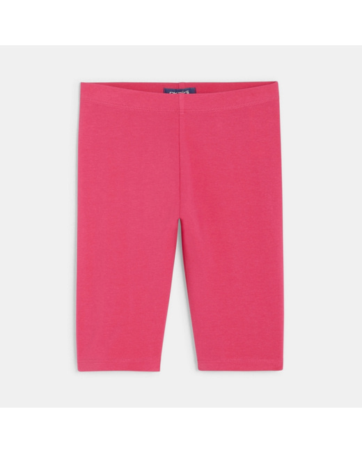 Legging cycliste rose fille