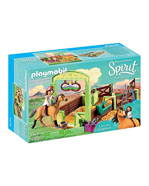 Playmobil Spirit - Lucky et Spirit avec Box