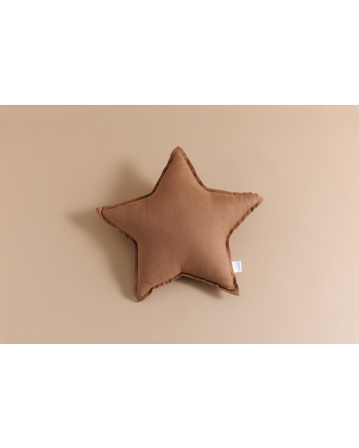 Coussin étoile en lin