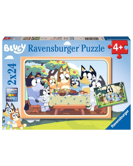Puzzle C'est parti avec Bluey ! - de 4 ans