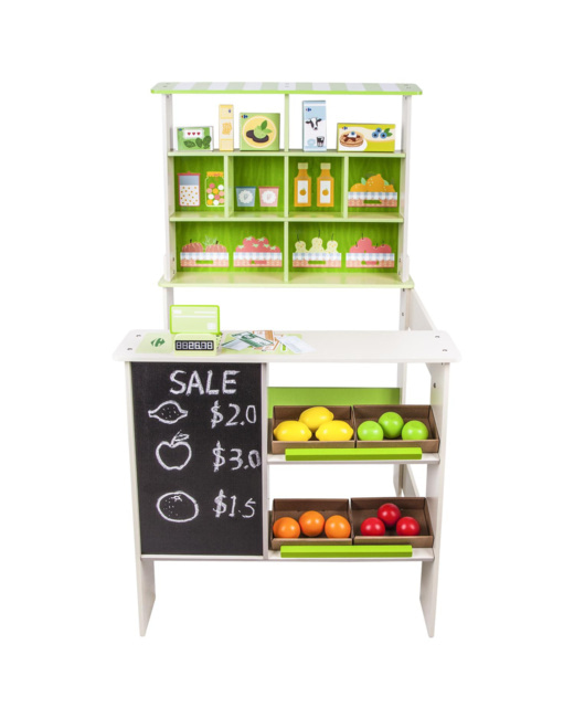 Stand du marché en bois