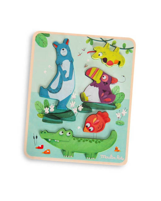 Puzzle sensoriel Dans la jungle