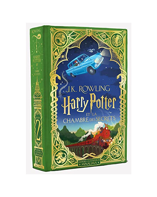 Livre Harry Potter Et La Chambre Des Secrets - Illustre Par Minali