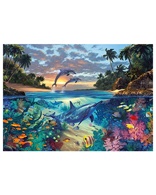 Puzzle - Baie de coraux - 1000 pièces