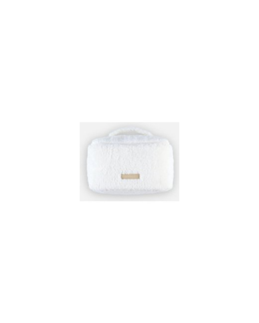 Trousse de toilette en sherpa