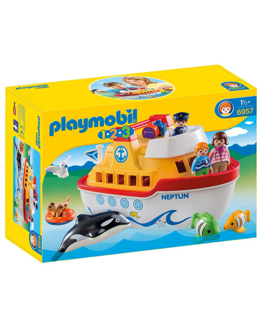 Playmobil 1.2.3 - Navire transportable