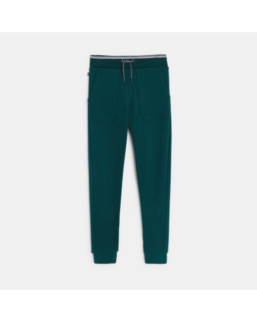 Pantalon de jogging en molleton vert garçon