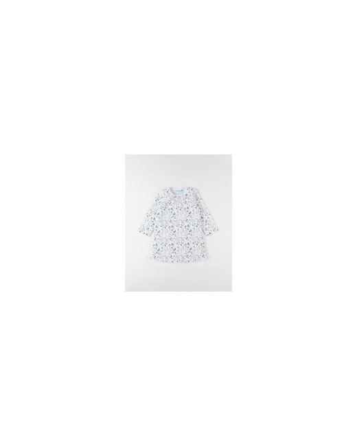 Robe imprimé fleuri, velours
