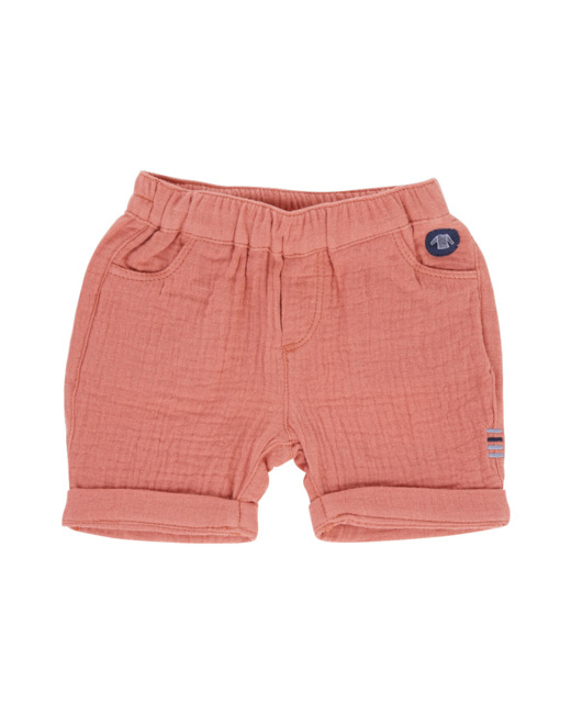 Short Bébé - coton issu de l'agriculture biologique - Sanguine