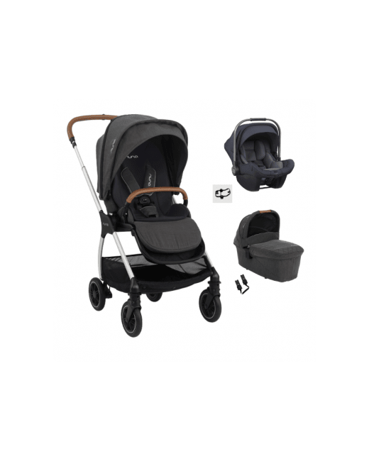 Poussette Triv + Nacelle + Coque Auto Pipa Lite lx  + Base