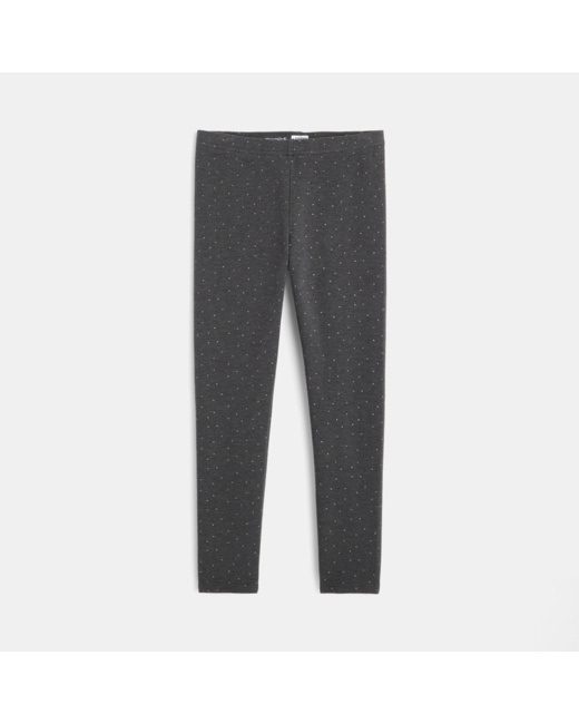 Legging chaud gris fille