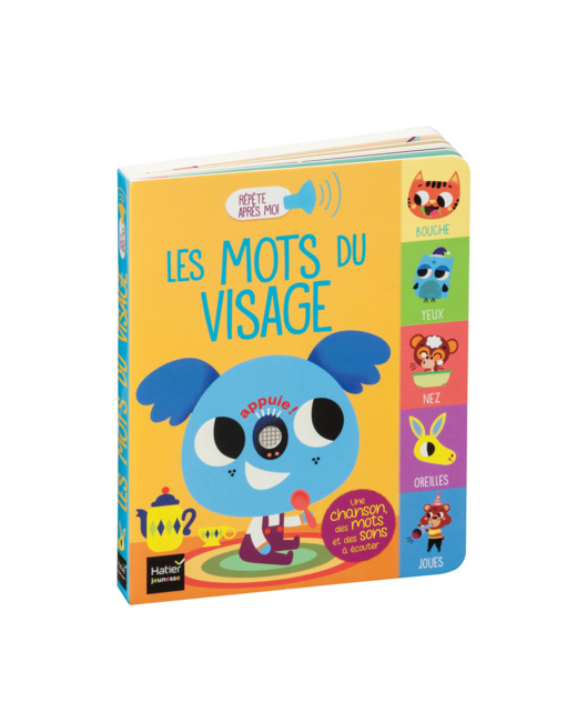 Livre sonore Les mots du visage Répète après moi