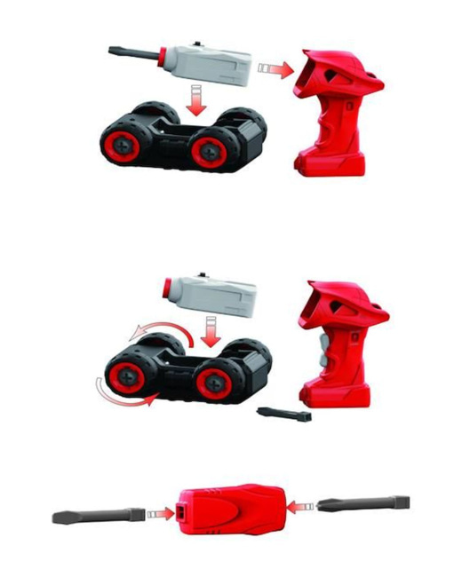 Set de camions de pompiers 3-en-1 Crosslander Fireman