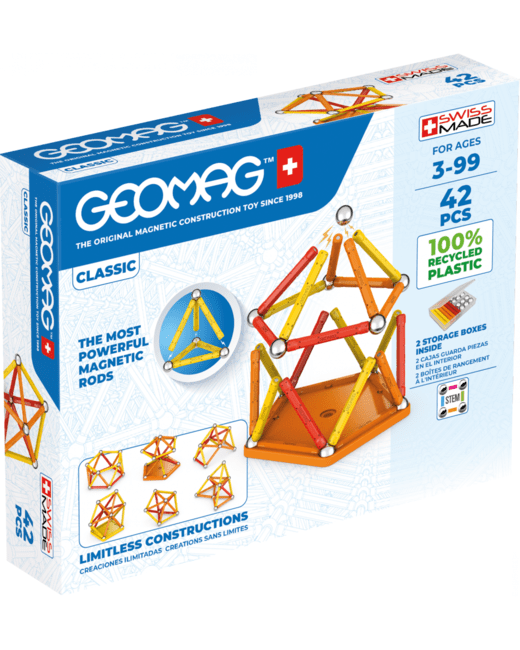 Jeu de construction magnétique classique