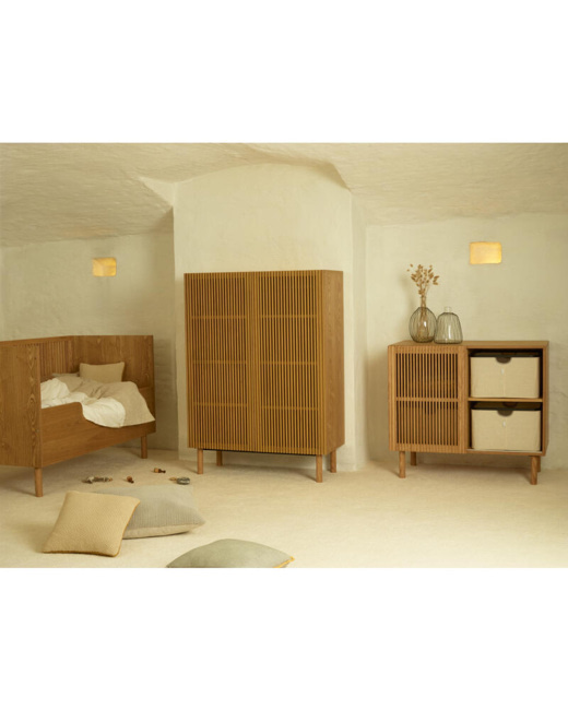 Chambre Trio Lit Commode Armoire Hai No Ki