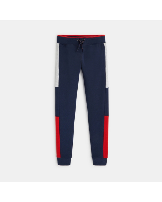 Pantalon de jogging molleton bleu garçon