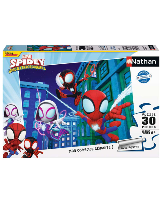 Puzzle L'équipe de Spidey - de 4 ans