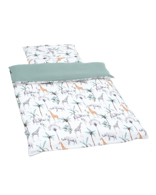 Couette et oreiller enfant - prêt à dormir, Safari