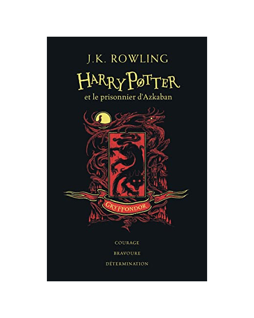 Livre Harry Potter Et Le Prisonnier D'Azkaban - Edition Gryffondor