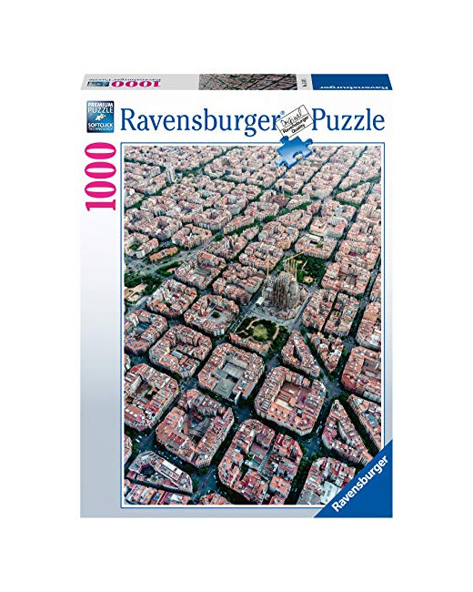 Puzzle - Barcelone vue du ciel - 1000 pièces