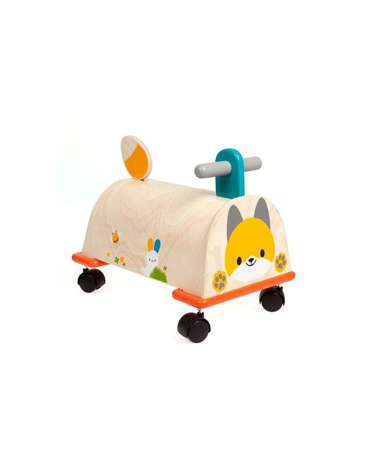 Porteur renard en bois