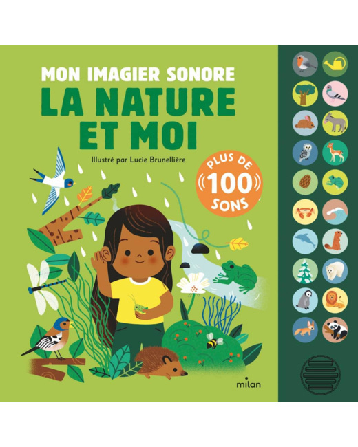 Livre sonore imagier La nature et moi