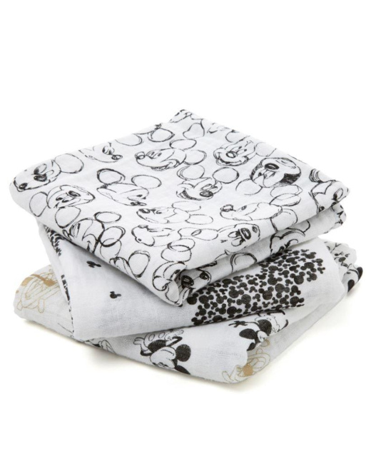 Lot de 3 langes Musy Mickey 
