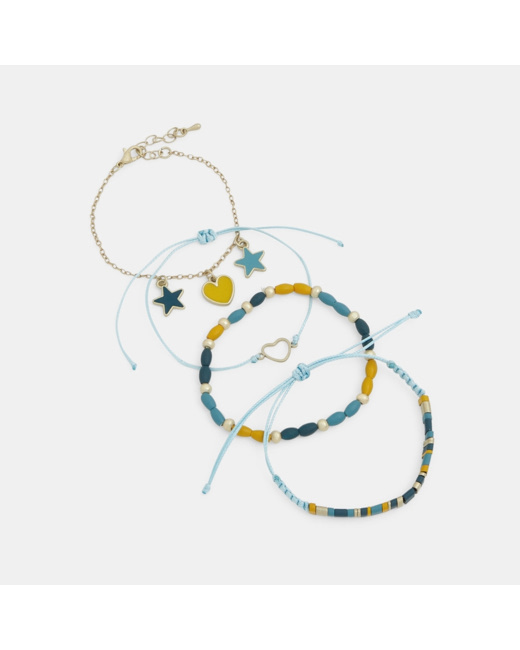 Bracelets fantaisie (lot de 4) vert fille