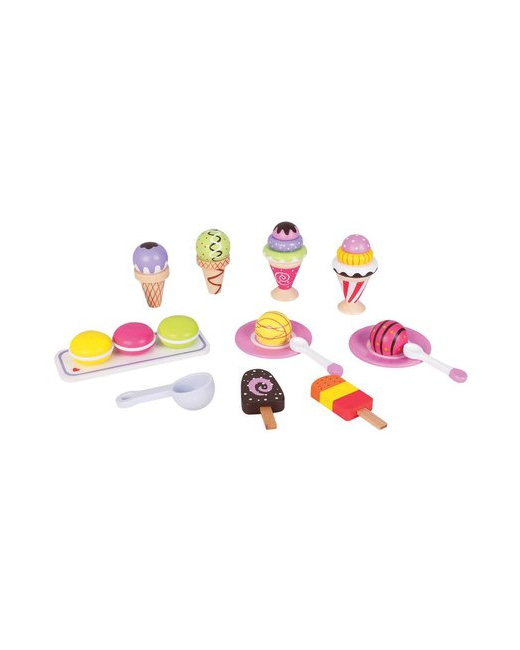 Coffret de jeu Dessert en bois  