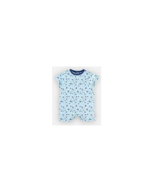 Pyjama combishort à imprimés en coton BIO