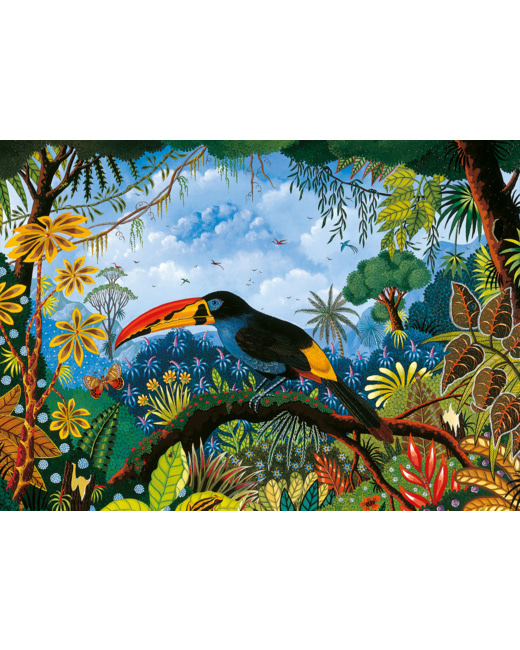 Puzzle Toucan Bleu
