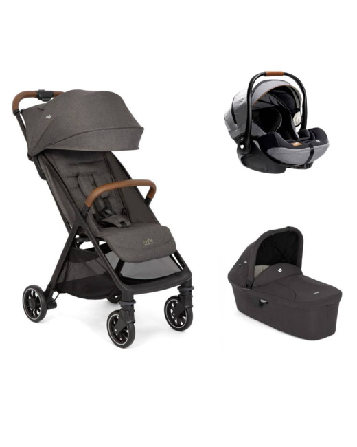 Poussette trio pact pro  + siège auto i-level recline + nacelle ramble 