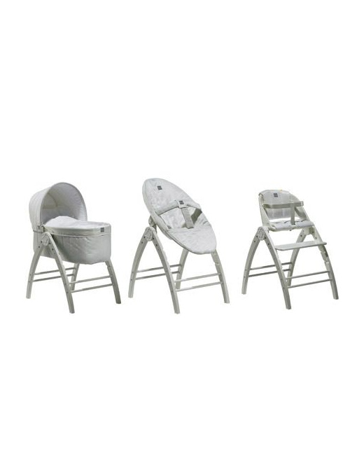 Combiné berceau+transat+chaise haute Angel