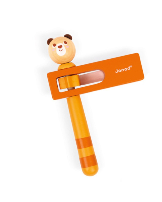 Crécelle en bois Ours