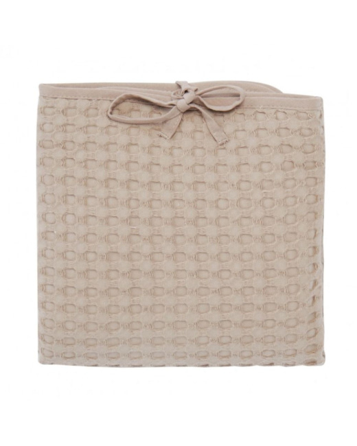 Matelas à langer nomade coton gaufré latte