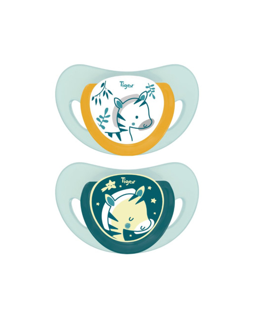 Lot de 2 sucettes SMART Jour & Nuit