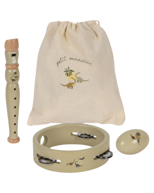 Set de musique en bois Dino