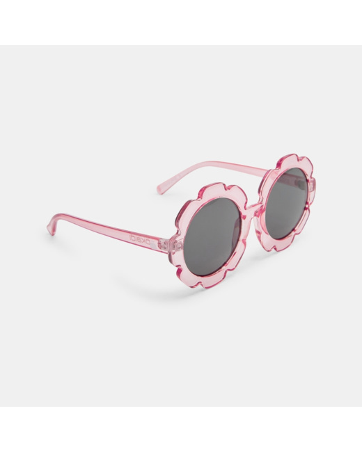 Lunettes de soleil fleurs rose fille