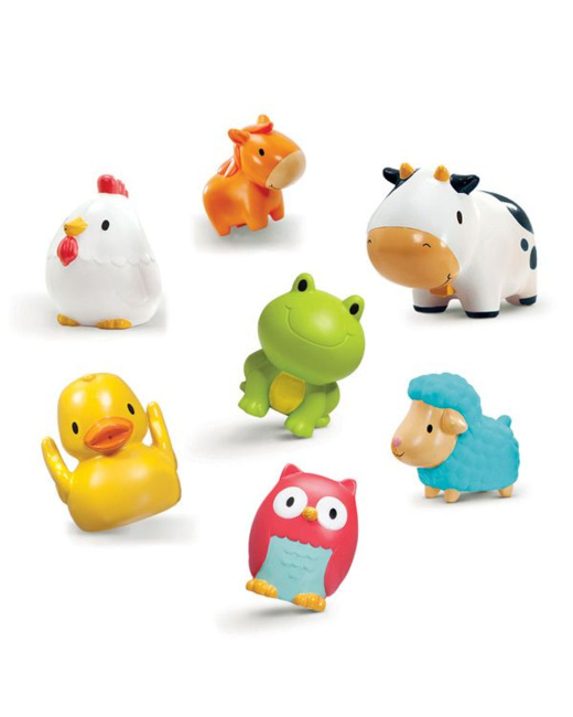 Jouet de bain 8 aspergeurs de la ferme