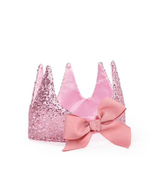 Couronne de paillettes précieuses