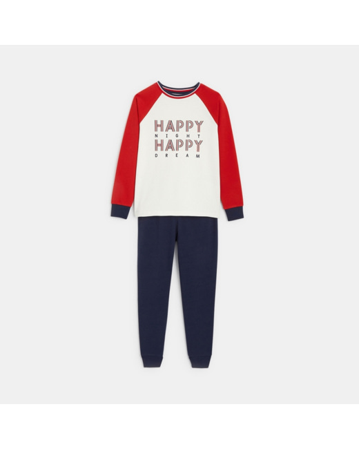 Pyjama 2 pièces Happy Night Happy Dream bleu garçon