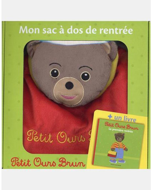Mon sac à dos de rentrée Petit Ours Brun