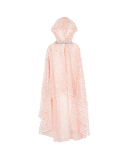 Cape de fée Rose à étoiles