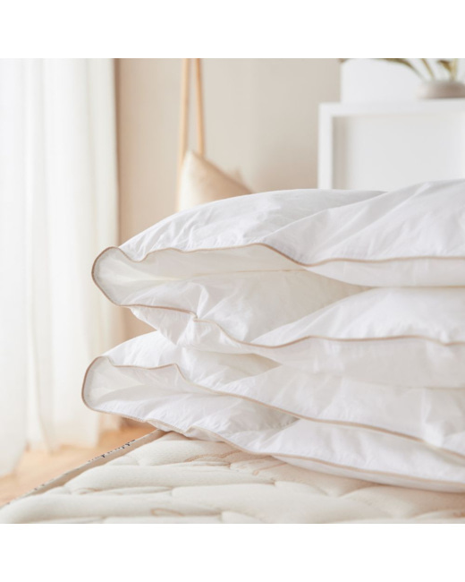 Couette naturelle en duvet et plumes