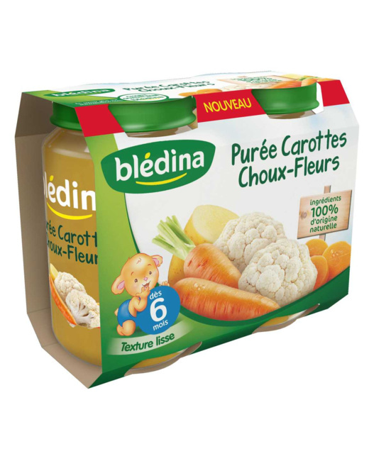 Pot Purée Carottes Choux-fleurs 2x200g