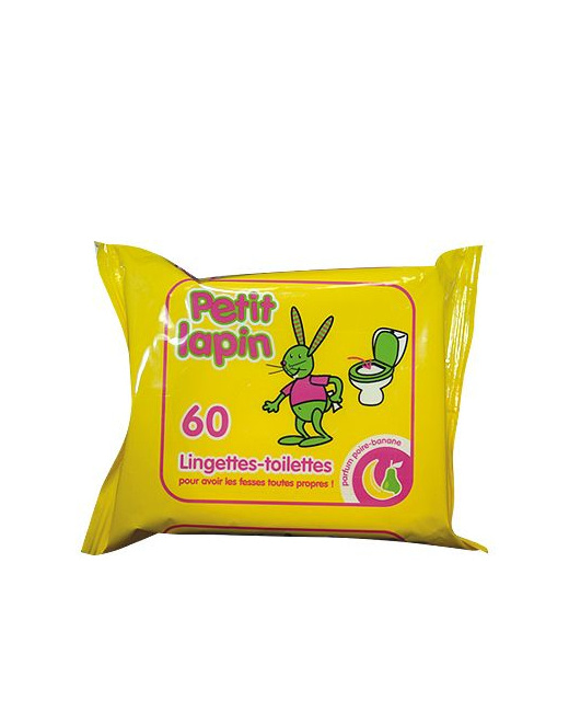 Lingettes bébé Toilette Petit Lapin (x 60)