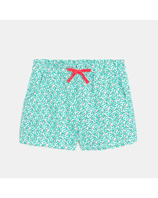 Short en jersey imprimé